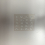 3D Sticker weiss XF 132